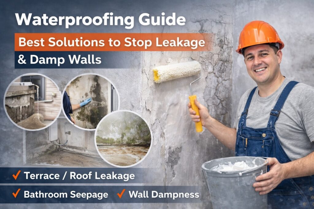 Waterproofing Guide: Best Solutions to Stop Leakage & Damp Walls